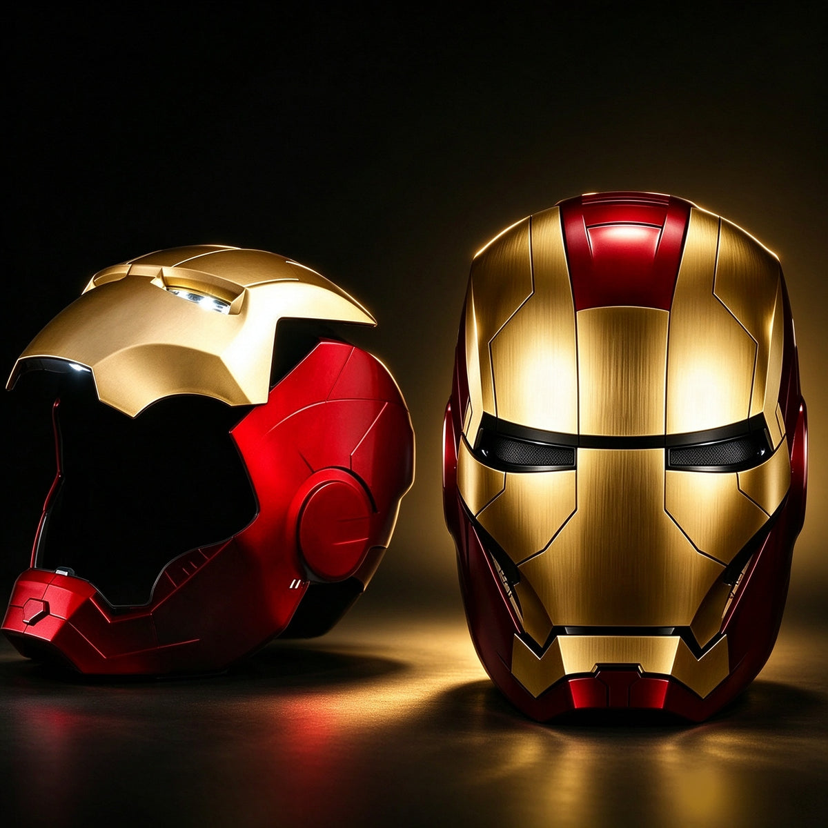 MK5 IRON MAN HELMET Wearable Helmet with LED & Sound – Manual, Touch & Voice Control