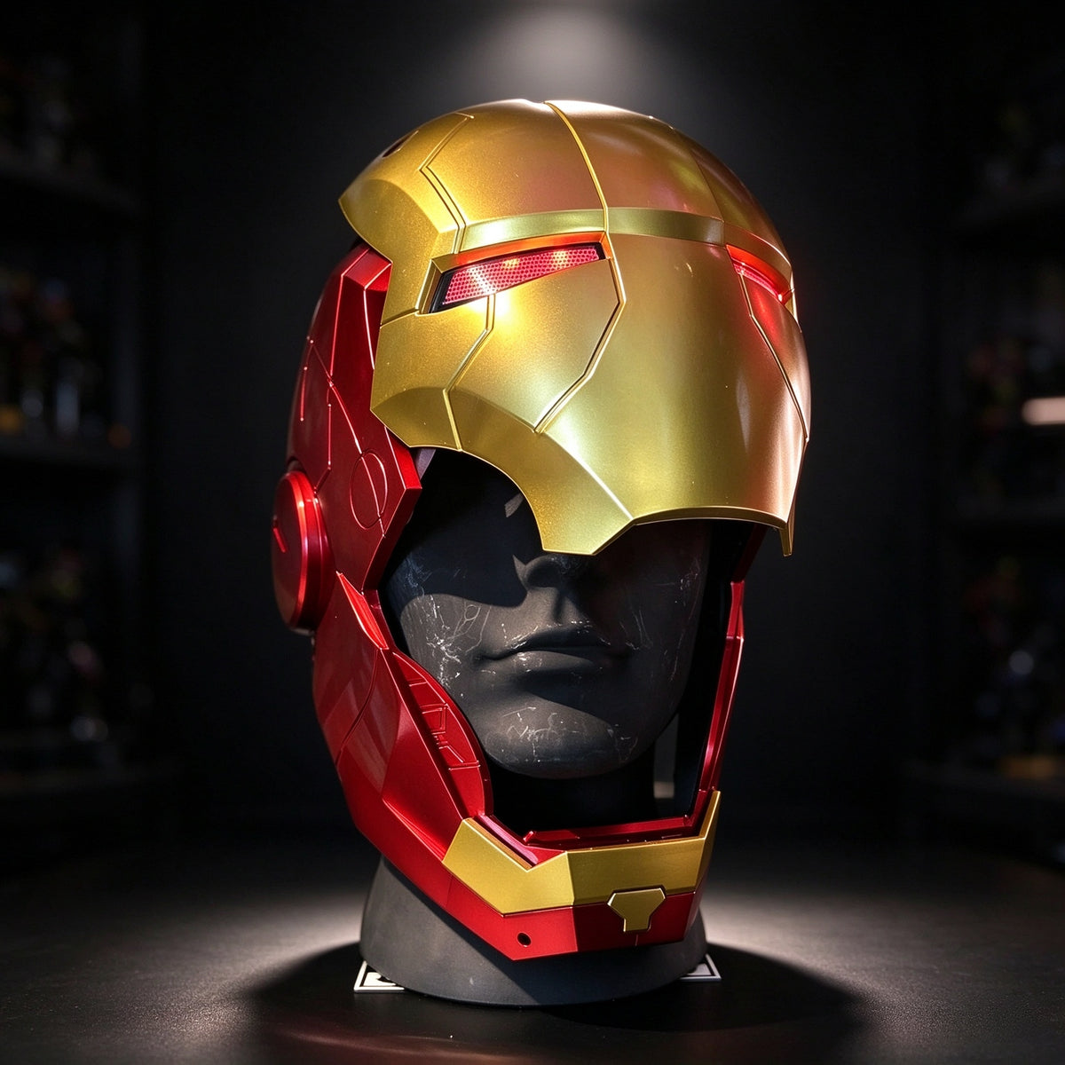 MK5 IRON MAN HELMET Wearable Helmet with LED & Sound – Manual, Touch & Voice Control