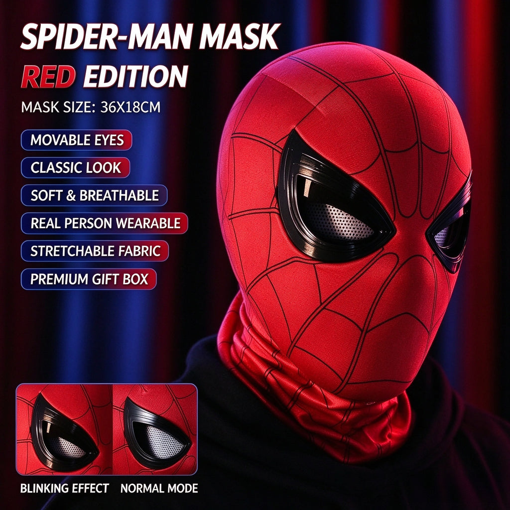 Spider-Man Mask: Three Functional Modes